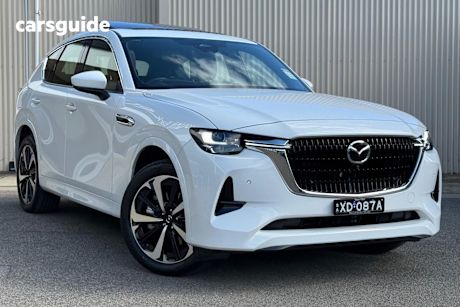 White 2025 Mazda CX-60 SUV P50E AZAMI 4X4