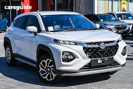 White 2025 Suzuki Fronx SUV HYBRID F