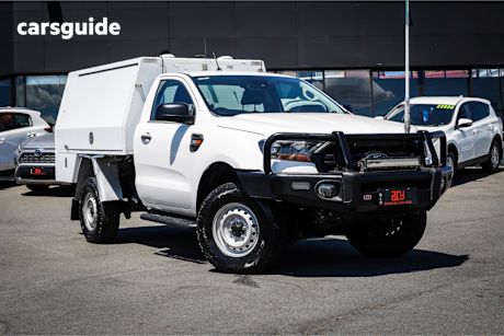 White 2019 Ford Ranger Ute Tray XL 4X4