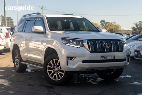 White 2019 Toyota Landcruiser Prado SUV VX 4X4