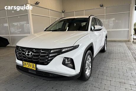 White 2023 Hyundai Tucson SUV F