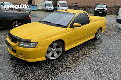 Yellow 2006 Holden Commodore Ute Tray S THUNDER
