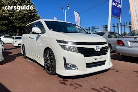 White 2010 Nissan Elgrand SUV LUXURY 7 SEATER 350 HWS