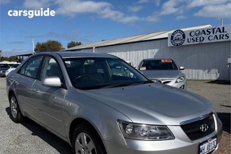 Silver 2007 Hyundai Sonata Sedan Slx