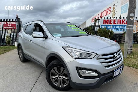 Silver 2012 Hyundai Santa FE Wagon Active Crdi (4X4)