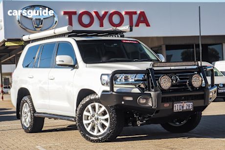 White 2021 Toyota Landcruiser SUV VX 4X4