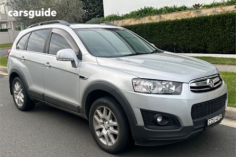 Silver 2015 Holden Captiva SUV 7 LS ACTIVE (FWD)