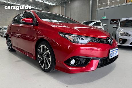 Red 2018 Toyota Corolla Hatchback Sx