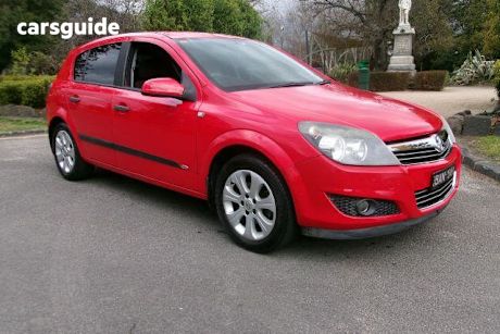 Red 2009 Holden Astra Hatch CD F