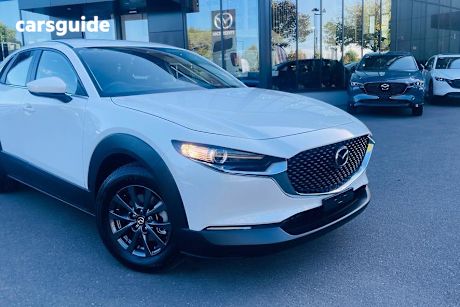 White 2025 Mazda CX-30 SUV G20 PURE F