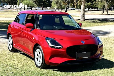 Red 2024 Suzuki Swift Hatchback Hybrid Plus