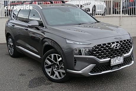 Grey 2023 Hyundai Santa FE SUV HIGHLANDER 4X4
