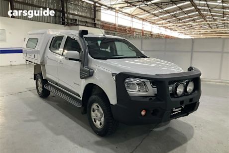 White 2013 Holden Colorado Ute Tray LX 4X4