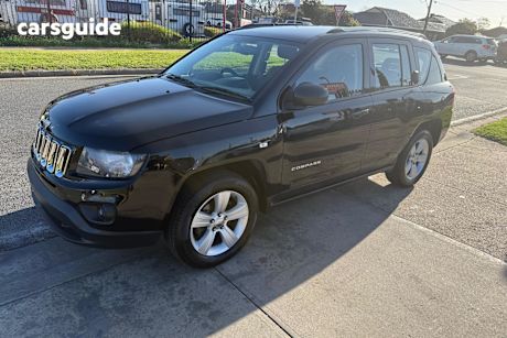Black 2015 Jeep Compass SUV SPORT F