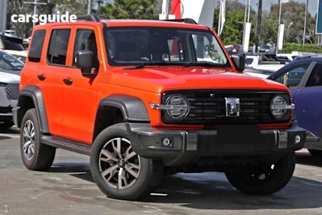 Orange 2025 GWM Tank 300 SUV ULTRA HYBRID 4X4