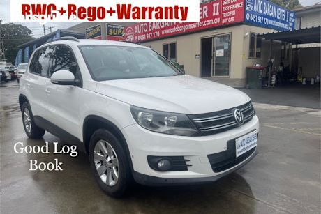 White 2013 Volkswagen Tiguan Wagon 132 Tsi Pacific