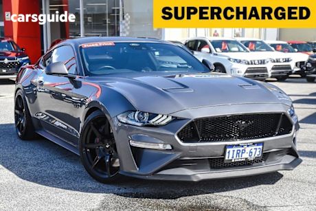 Grey 2021 Ford Mustang Coupe GT R