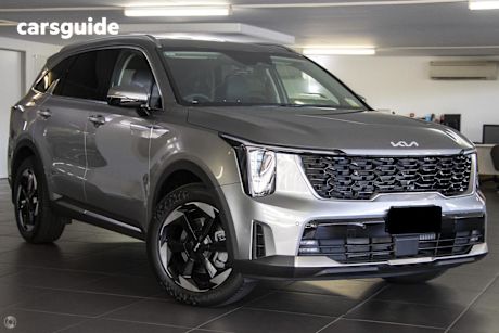 Grey 2025 Kia Sorento SUV SPORT+ 4X4
