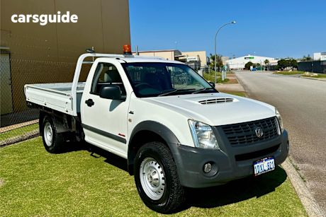 White 2007 Holden Rodeo Cab Chassis Dx (4X4)