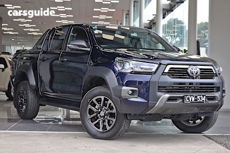 Blue 2024 Toyota Hilux Ute Tray ROGUE 48V 4X4