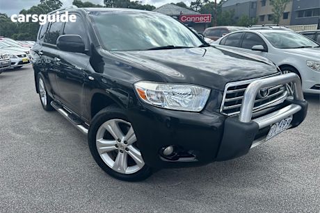 Black 2009 Toyota Kluger Wagon Grande (4X4)