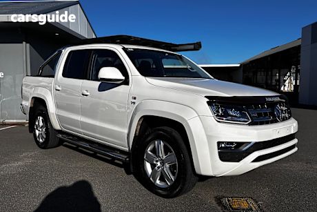White 2018 Volkswagen Amarok Ute Tray TDI550 HIGHLINE 4X4