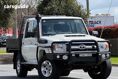 White 2020 Toyota Landcruiser Ute Tray GXL 4X4