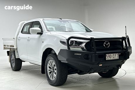 White 2022 Mazda BT-50 Ute Tray XT 4X4