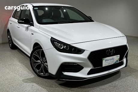 White 2022 Hyundai I30 Hatch N LINE F