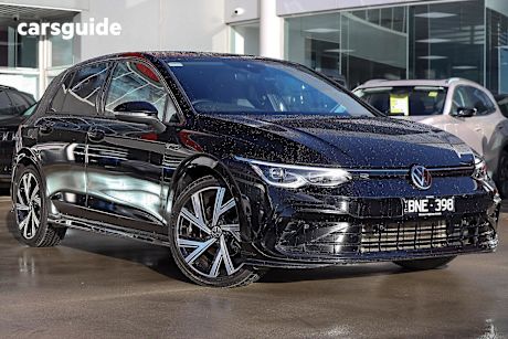 Black 2021 Volkswagen Golf Hatchback 110 Tsi R-Line