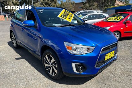 Blue 2014 Mitsubishi ASX SUV LS F
