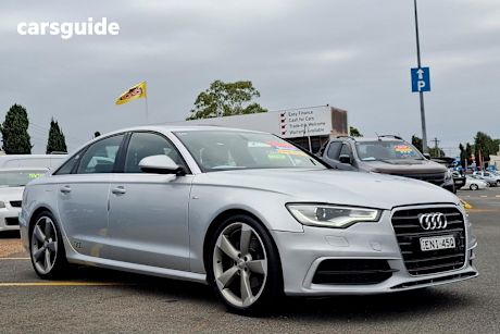 Silver 2012 Audi A6 Sedan F