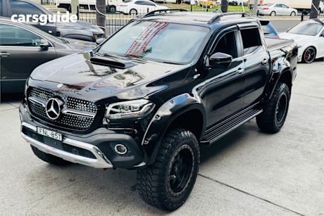 Black 2018 Mercedes-Benz X Ute Tray X250D POWER 4X4