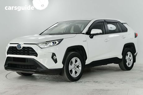 White 2020 Toyota RAV4 SUV GX F