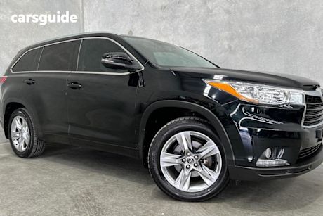 Black 2016 Toyota Kluger SUV GRANDE 4WD
