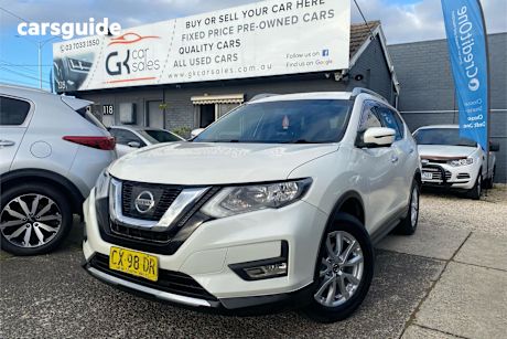 White 2017 Nissan X-Trail SUV ST-L F