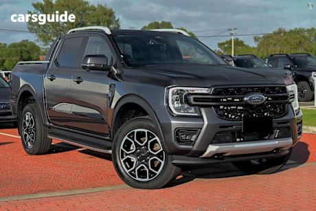 Grey 2025 Ford Ranger Ute Tray WILDTRAK 4X4