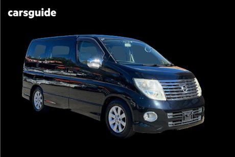 Black 2005 Nissan Elgrand Wagon