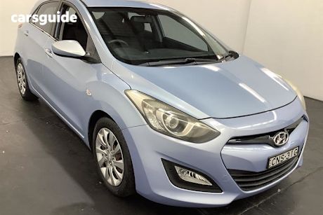 Blue 2013 Hyundai I30 Hatchback Active