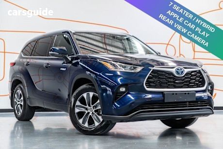 Blue 2022 Toyota Kluger Wagon Gxl Hybrid Awd