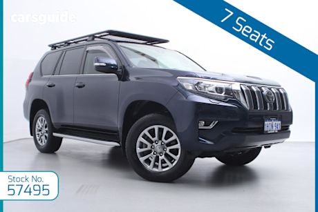 Black 2021 Toyota Landcruiser Prado Wagon Vx Flat Tailgate