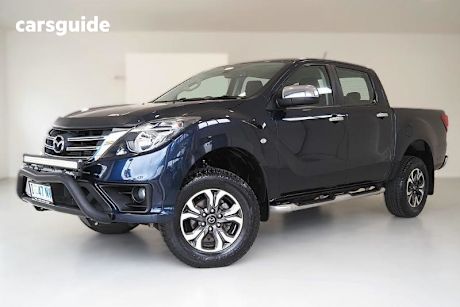 Blue 2019 Mazda BT-50 Ute Tray XT HI-RIDER R