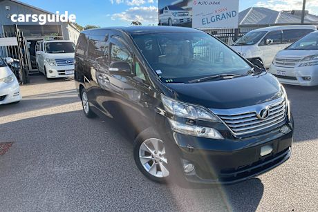 Black 2010 Toyota Vellfire SUV 2.4V LUXURY 7 SEATER