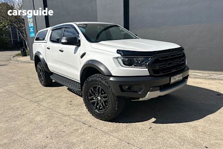 White 2020 Ford Ranger Ute Tray RAPTOR 4X4