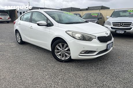 White 2015 Kia Cerato Sedan S F