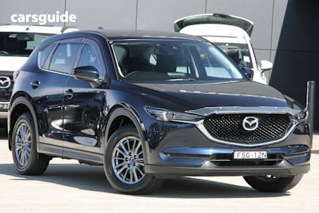 Blue 2017 Mazda CX-5 SUV MAXX SPORT 4X4
