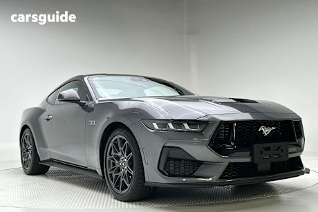 Grey 2024 Ford Mustang Coupe GT R
