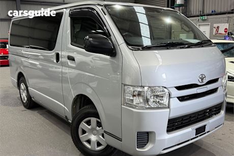 Silver 2018 Toyota HiAce Commercial