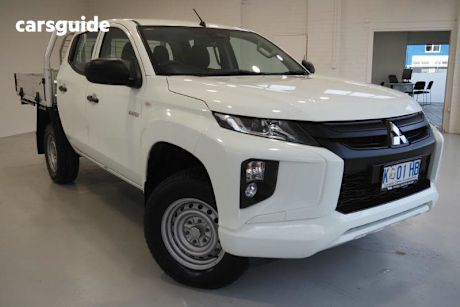 White 2022 Mitsubishi Triton Ute Tray GLX 4X4