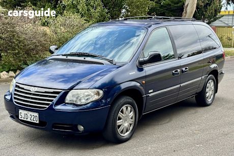 Blue 2007 Chrysler Voyager Wagon Lx